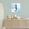 Stupell Industries Blue Tone Seahorse & Coral Canvas Design by Cat Thurman Designs